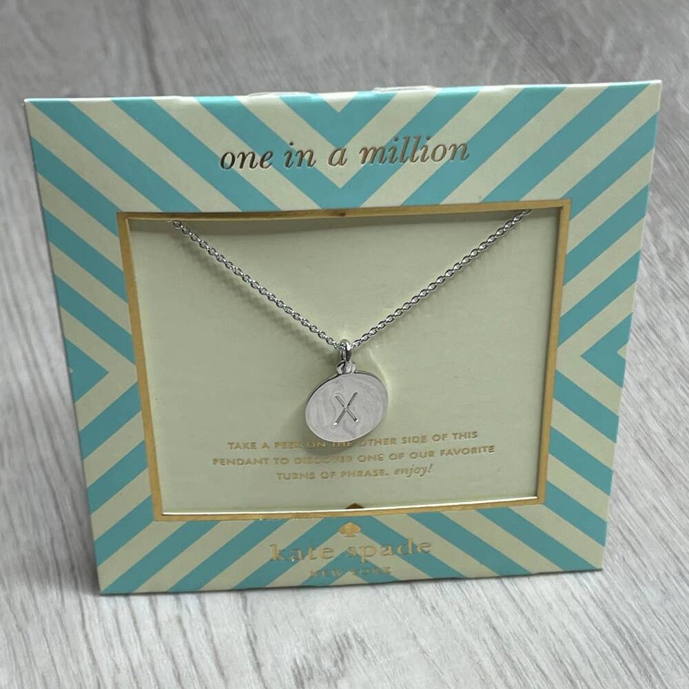Kate Spade Initial X Pendent Necklace